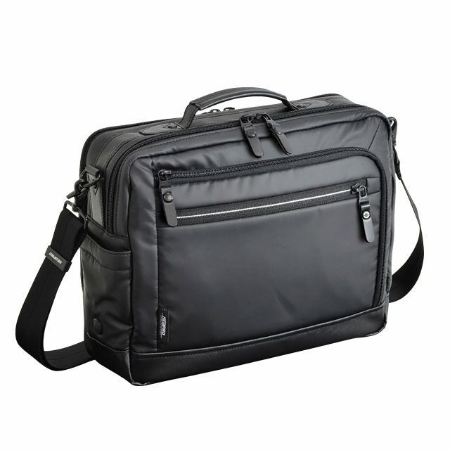 黒塗りの渋い行李。軽量で多収納、家紋入り 2-766】NEOPRO COMMUTE LIGHT ショルダーL | エンドーラゲージストア