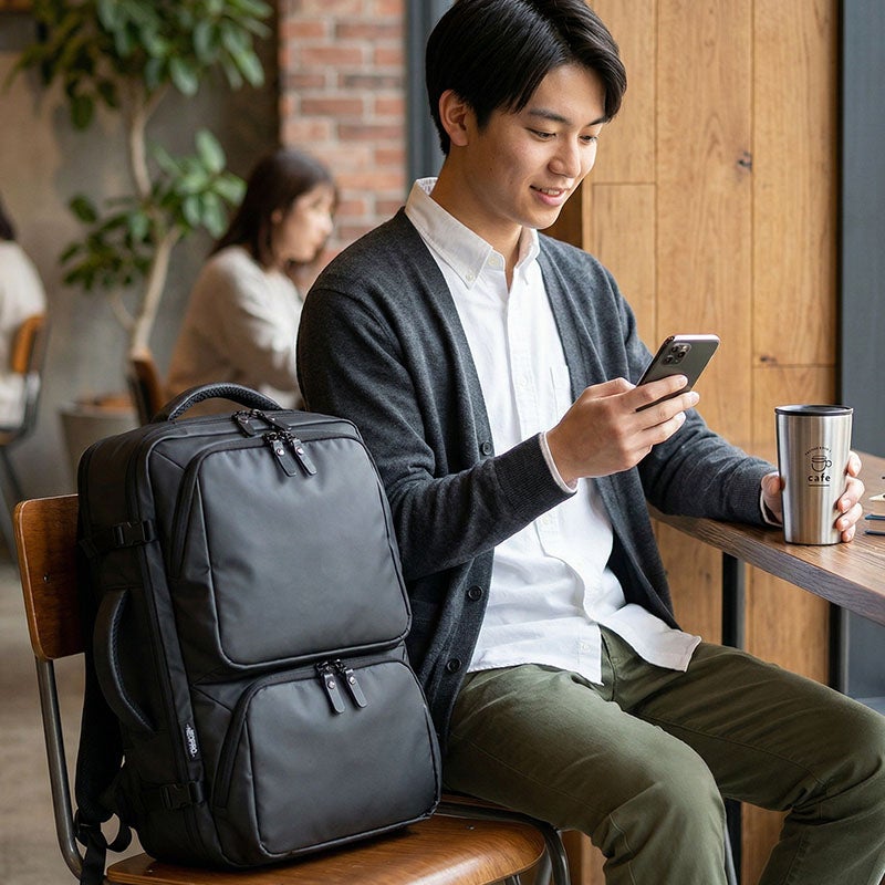 ネオプロ・コミュートライトの2ポケット スクエアバックパック　型番2-355　NEOPRO COMMUTE LIGHT